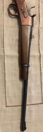 Vendo carabina Rolling Block STAR de Bonifacio Echebarria, modelo es el RB, la longitud del cańon es de 01
