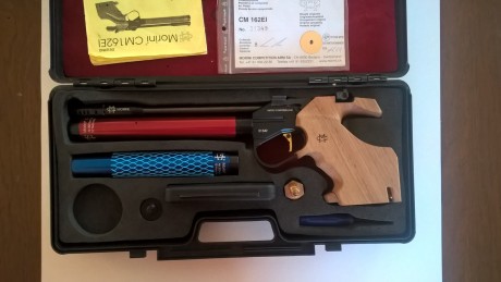 Hola, Vendo esta maravillosa pistola de aire suiza Morini 162EI. Junto con la Steyr la mejor pistola de 02