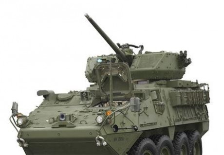 Una foto del sistema, y debajo un Bradley... 
Si el short range air defense (SHORAD) es evidentmente, 40