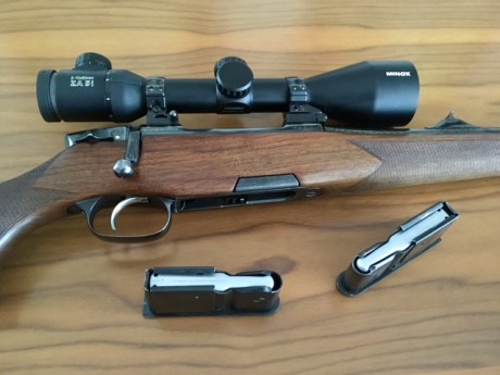 VENDIDO 
Mannlicher Classic Luxus en calibre .270Win en perfecto estado y con dos cargadores. Es el modelo 01