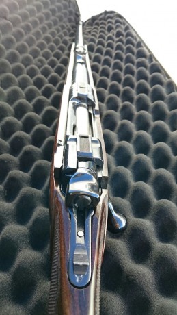 Vendo Ruger M77 458 WM en un estado inmejorable. 
Maderas al aceite con puntal y pistolete en ébano. 
Precio 01