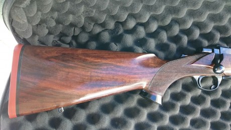 Vendo Ruger M77 458 WM en un estado inmejorable. 
Maderas al aceite con puntal y pistolete en ébano. 
Precio 10