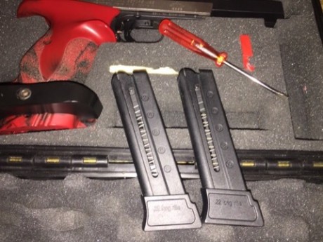 Hola 

Hammerli X-Esse Sport calibre 22
Estado espectacular y súper bien cuidada
Un arma nada que envidiar 60