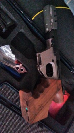 Buenas tardes vendo whalther-gsp-expert 22
Talla de cacha M. 
Muy buen estado. Muy poco Uso
La vendo porque 00