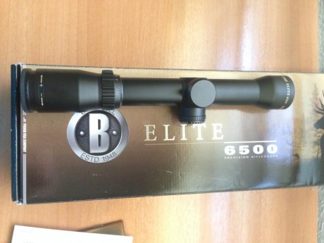 Visor de la gama mas alta de la marca bushnell, modelo elite 6500 1, 25-8x32. tubo de 30mm. especial para 01