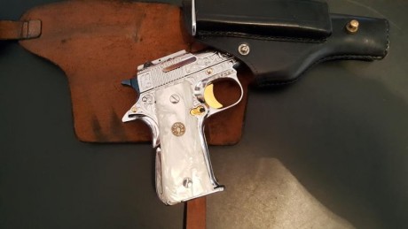 Pues eso, se pone a la venta esta Llama III niquelada y grabada de fabrica con detalles de baño de oro, 130
