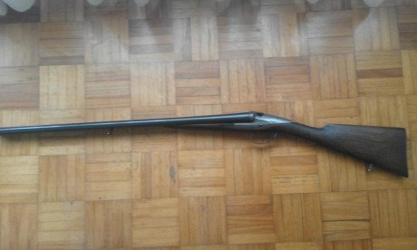 Vendo escopeta sistema Darne, calibre 12, en buen estado mecanico y funcional, necesita restauración de 02