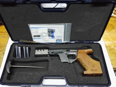  (VENDIDA Y MANDADA) Muy buenas compañeros.
Pongo a la venta casi de reestreno una de mis walther la GSP 00