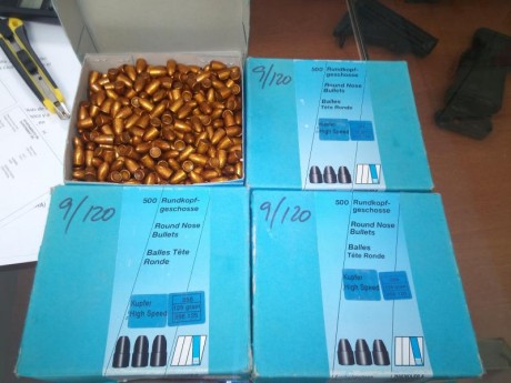 Buenas a tod@s:
Vendo 2000 puntas de 9mm. 1500 de 120 greins (.356") y 500 de 125 greins (.356")
El 00