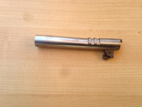 Vendo cañón Ultimach, Bull barrelcalibre ( cañón pesado) .45, sin rampa,
, ajustado a  llama max II, .45.
Posiblemente 00