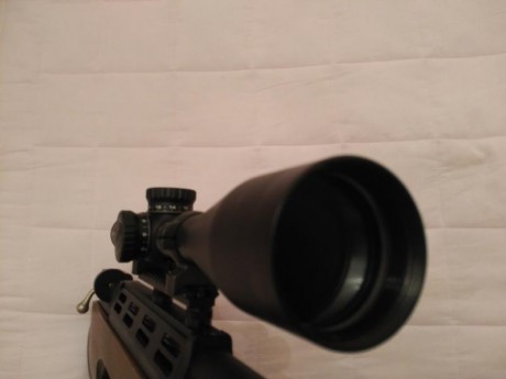 Visor Nikko Stirling 6-24x50 Long Range con retícula Hold Fast
30mm de tubo aluminio aeronáutico.
Retícula 12