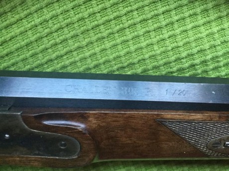 Hola, vendo mi rifle hawken challenger ,de ardesa, pasó 1/20, esta como nuevo, calibre 45, yo uso bolas 00