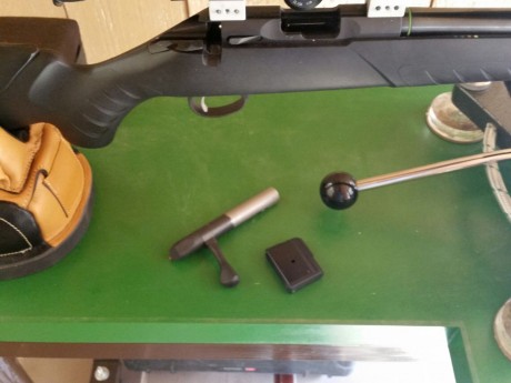 al tema ,por cambio de preyecto vendo mi magnifica Carabina SAKO QUAD Syntetic Heavy Barrel  0.22  tiene 10
