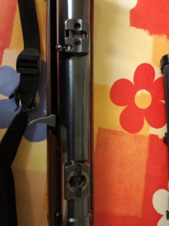 Rifle de caja larga en perfecto estado de funcionamiento. Con bases appel. Puede funcionar en modo semiautomatico 01