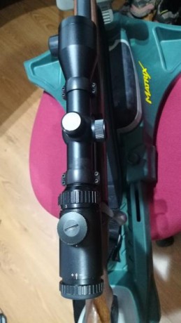 hola compañeros visto que no cambio los rifle por lo que quiero los saco a la venta

ruger 77 338 con 11