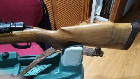 hola compañeros visto que no cambio los rifle por lo que quiero los saco a la venta

ruger 77 338 con 20