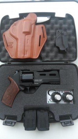 Por falta de tiempo para usarlo vendo el siguiente revólver Chiappa Rhino 4” del calibre 357 Mag:

Marca 01
