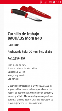 Hola compañeros,dando un garbeo por Amazon he visto un cuchillo hultafors por poco mas de 7€ puesto en 70