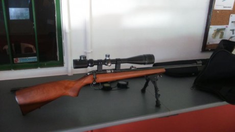 Vendo CZ 455 lux, apenas tiene 500 tiros, la vendo pues tengo 3 carabinas del 22lr y asi financio otros 00