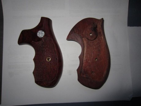 Pues eso, que vendo estas cachas sin estrenar para 686 o similar, de armazón K y redondo. Sólo tiene un 02