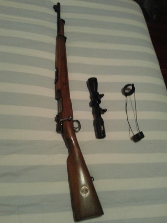 Vendo rifle Mauser sueco solo rifle en visor no está en venta 400€ el rifle esta en huesca 02