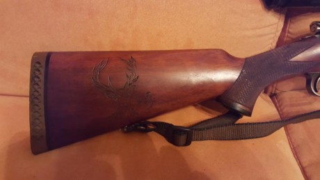 rifle Santa Bárbara calibre 308. (REBAJADO) incluye monturas appel visor Hakko punto iluminado en verde 01