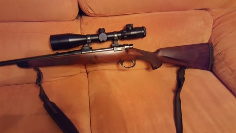 rifle Santa Bárbara calibre 308. (REBAJADO) incluye monturas appel visor Hakko punto iluminado en verde 00