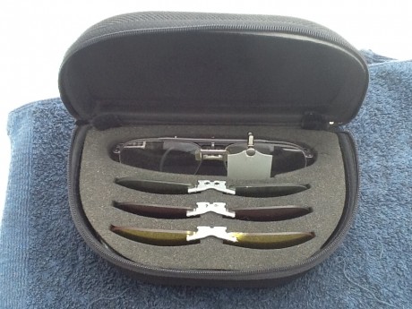 Vendo gafas de tiro KNOBLOCH K5, ideales para quien use gafas diariamente, así como para velocidad y plato.Con 00