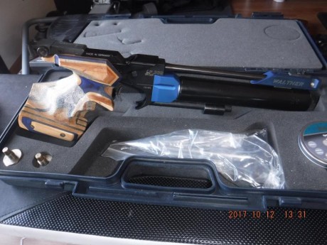 Hola a tod@s, vendo walther LP 300 con maletín original. A quien le interese puede mandar whatsapp al 01