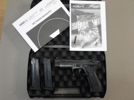 Buen@s.

Siguiendo con la limpieza de armero, tengo en venta SIG SAUER Mosquito (.22), guiada en F.
Pido 30