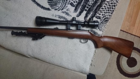 Vendo CZ 455 lux, apenas tiene 500 tiros, la vendo pues tengo 3 carabinas del 22lr y asi financio otros 10