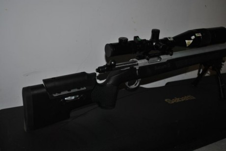 SE VENVE SABATTI TACTICAL SYNT
CASI NUEVO , TIENE  100 DISPAROS  MUNICIÓN COMERCIAL LAPUA .
MOTIVO DE 00