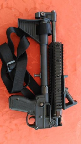 Vendo carabina Kel-Tec SUB2000 calibre 9 Pb, guiada en D. No tiene mas de 50 disparos. Se vende con el 01
