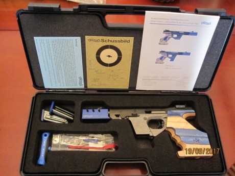 VENDO WALTHER GSP EXPERT DEL 22,ESTA NUEVA,CASI NO SE LE HA DADO USO,NO TENDRA MAS DE 500 DISPAROS,ES 00