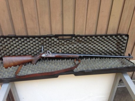 Se vende Fusil Rigby Creddmore Macht de Ardesa cal. 451 de las primeras series. Preciso y en muy buen 02
