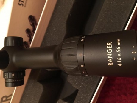 Vendo Visor Steiner ranger 4-16x56 reti.ilum. en su caja original, comprado nuevo en Armeria Casa Puntos 02