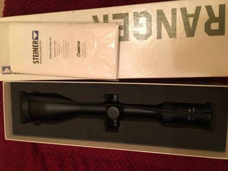 Vendo Visor Steiner ranger 4-16x56 reti.ilum. en su caja original, comprado nuevo en Armeria Casa Puntos 00