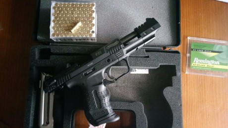 Vendo walther p22 en perfecto estado, esta como nueva, con maletín y dos cargadores.
Necesidad de espacio 10
