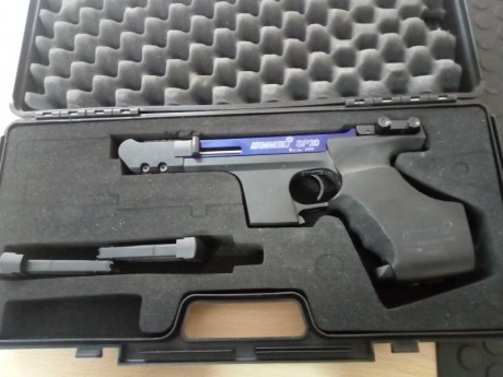 Hola, vendo pistola Hammerli SP20 RRS, calibre 32s&w con kit del 22, pocos diparos, por 850€. 00