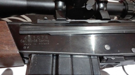 Buenas, por exceso de armas vendo valmet hunter 30.06 que utilizo para cazar, es un rifle muy fiable que 52