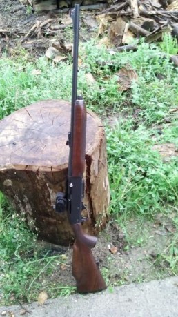 Hola.Un amigo quiere vender su rifle semiautomatico Remington 7400 en calibre 30.06 con visor punto rojo 02