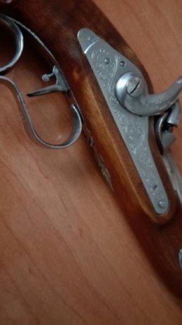 Vendo pistola de percusión modelo Europa de ARDESA  del calibre 45 ,disparador al pelo .
Está impecable 01