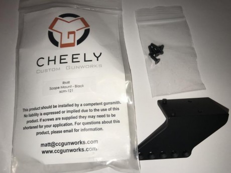 Hola, vendo montura para visor Trijicon RMR para pistolas 2011, STI, SPS, INFINITY, BUL, etc habría que 02