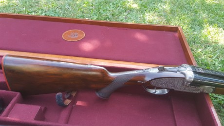 Unico y exclusivo rifle Express EGO modelo exclusive, calibre 470N. E. con cañon adicional en calibre 21
