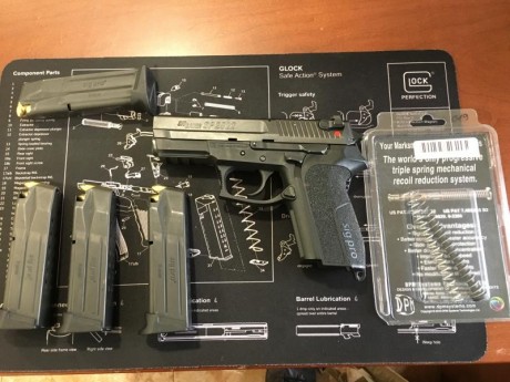 Hola, vendo mi Sig Sauer Sp2022, con 200 cartuchos tirados, está impecable, lleva su correspondiente caja, 12