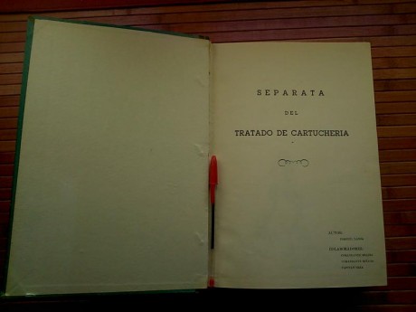 Cartuchería metalica de fabricación nacional de 1893 a 1976. Nuevo Catálogo Lanza.

470pp. 1978.

Es el 02