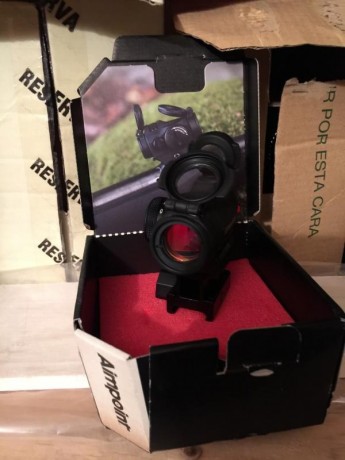 Buenos días a todos;

Vendo visor punto rojo AIMPOINT MICRO H-2 2MOA, con sólo tres días de uso, con alzador 20