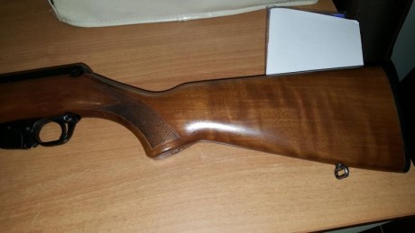  VENDIDA  Carabina de gran calidad, calibre 22, toda de acero mecanizado, no micro fusión, muy buena precisión, 10