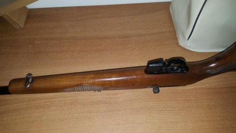  VENDIDA  Carabina de gran calidad, calibre 22, toda de acero mecanizado, no micro fusión, muy buena precisión, 22