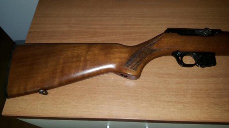  VENDIDA  Carabina de gran calidad, calibre 22, toda de acero mecanizado, no micro fusión, muy buena precisión, 20